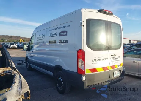 2021 Ford Transit-250 z USA, uszkodzony, nr VIN 1FTBR1C86MKA60459